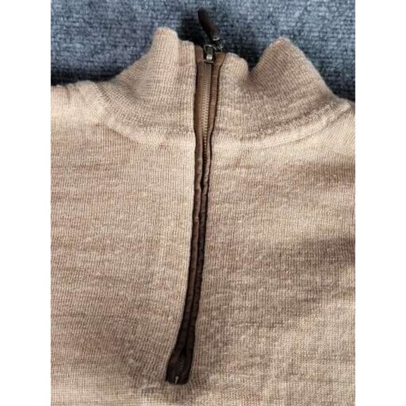 ORVIS Sweater Men Sz XL Merino Wool 1/4 Zip 9G6T Pullover Long Sleeve Winterwear - Picture 7 of 11